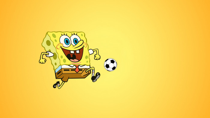 Spongebob Playing Football Wallpaper 27590 - Baltana