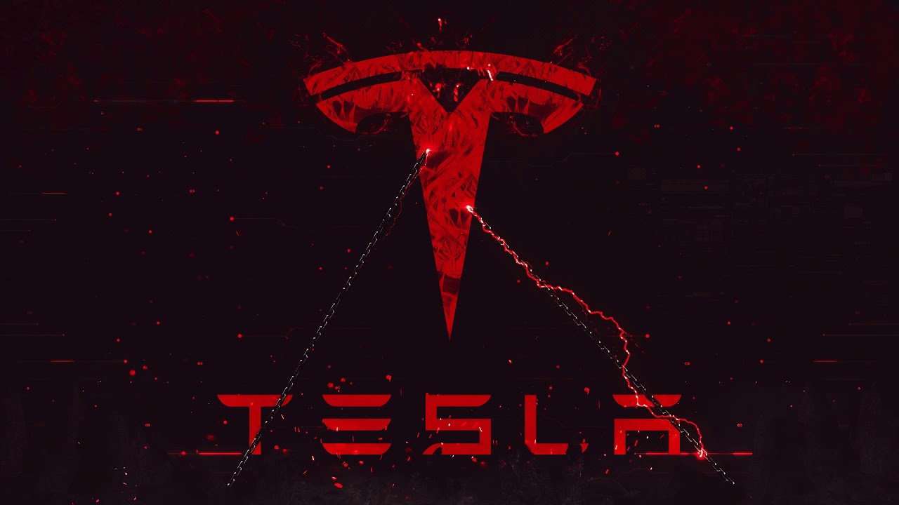 Tesla Logo Desktop Wallpaper.