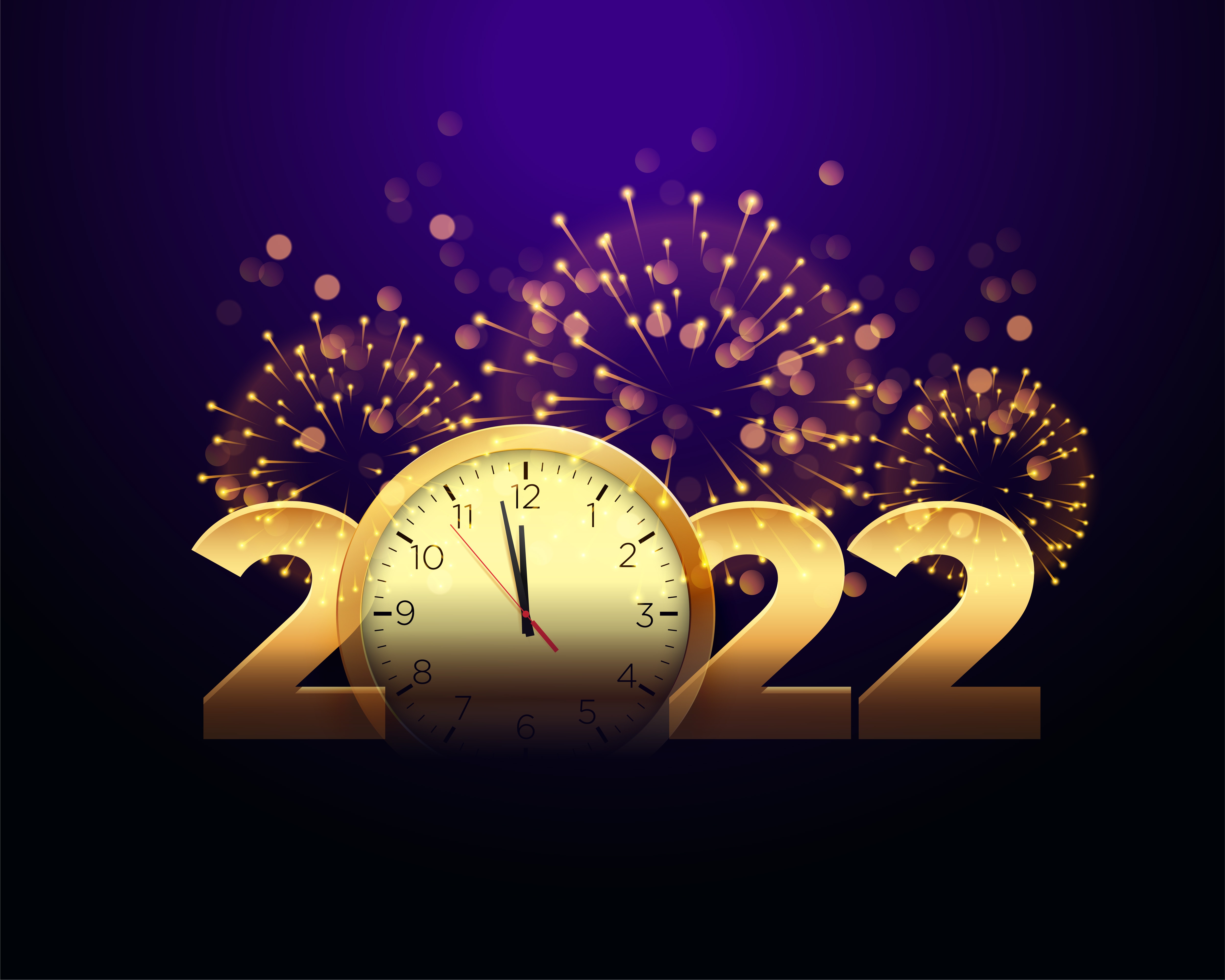 Happy New Year 2022 Widescreen Wallpapers 