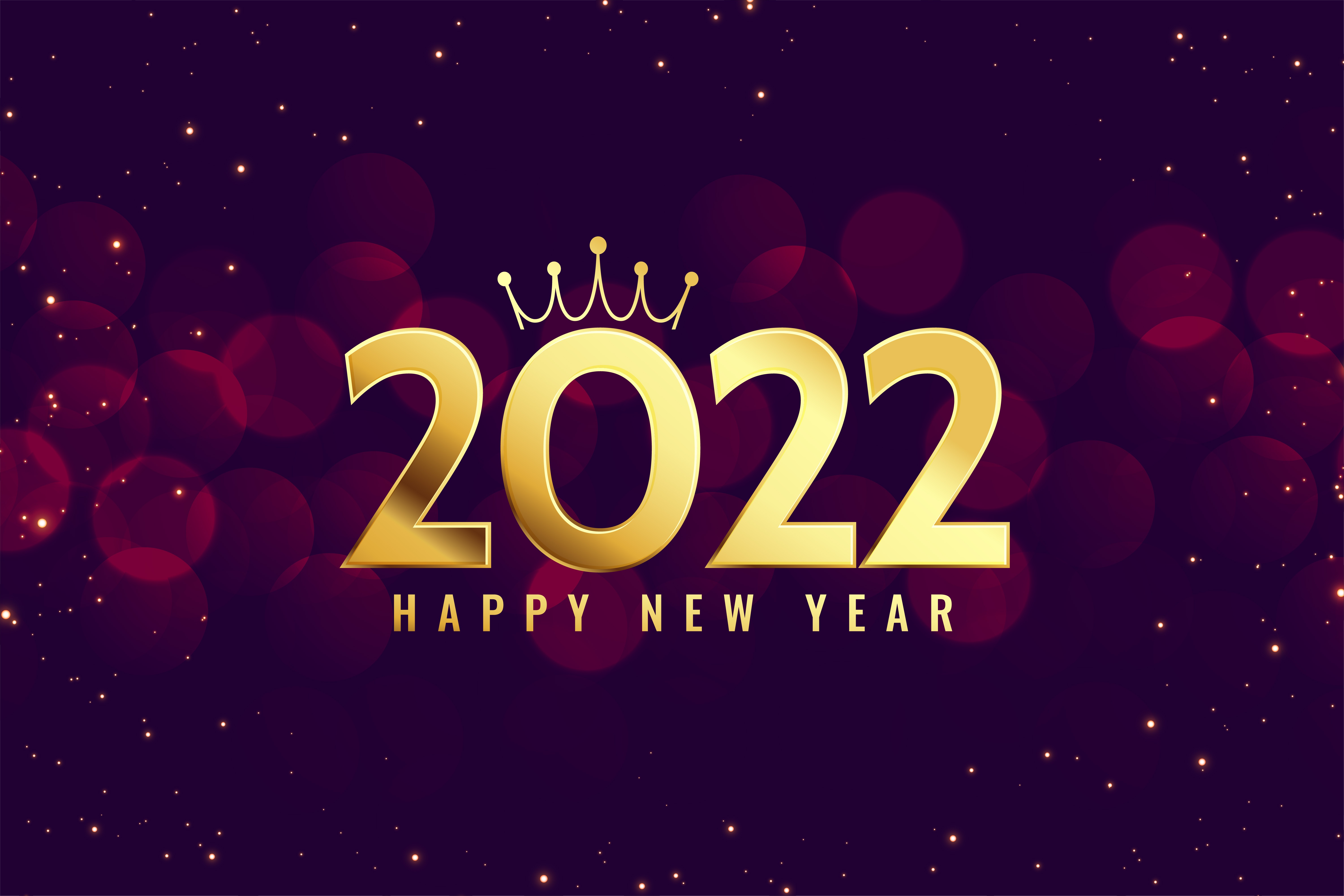 New Year 2022 5K Desktop Wallpaper 