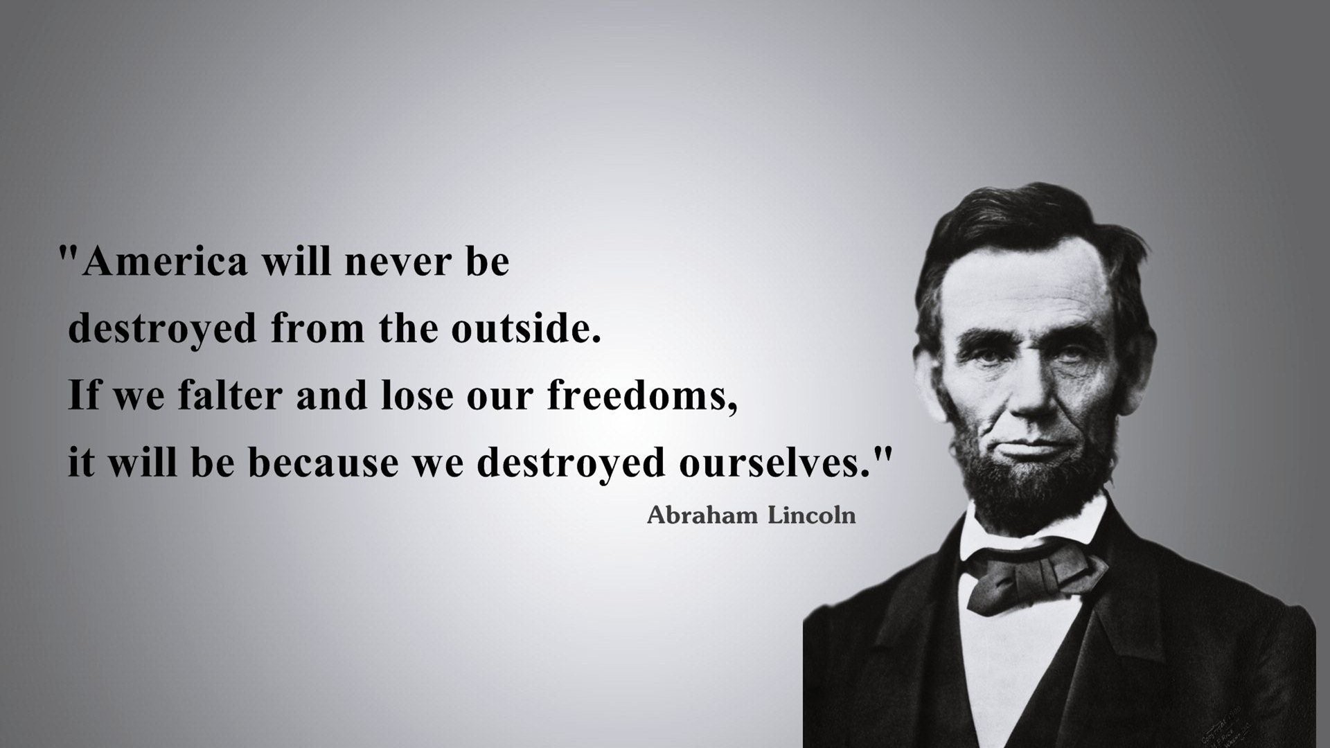 Abraham Lincoln Freedom Quotes Wallpaper 