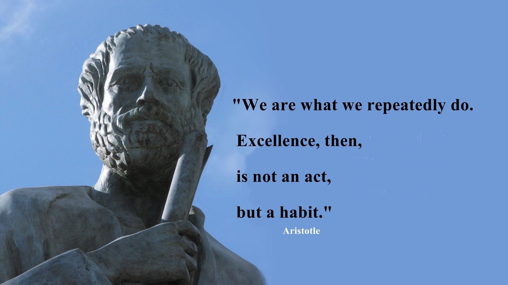 Aristotle Habit Quotes Wallpaper 00191 - Baltana