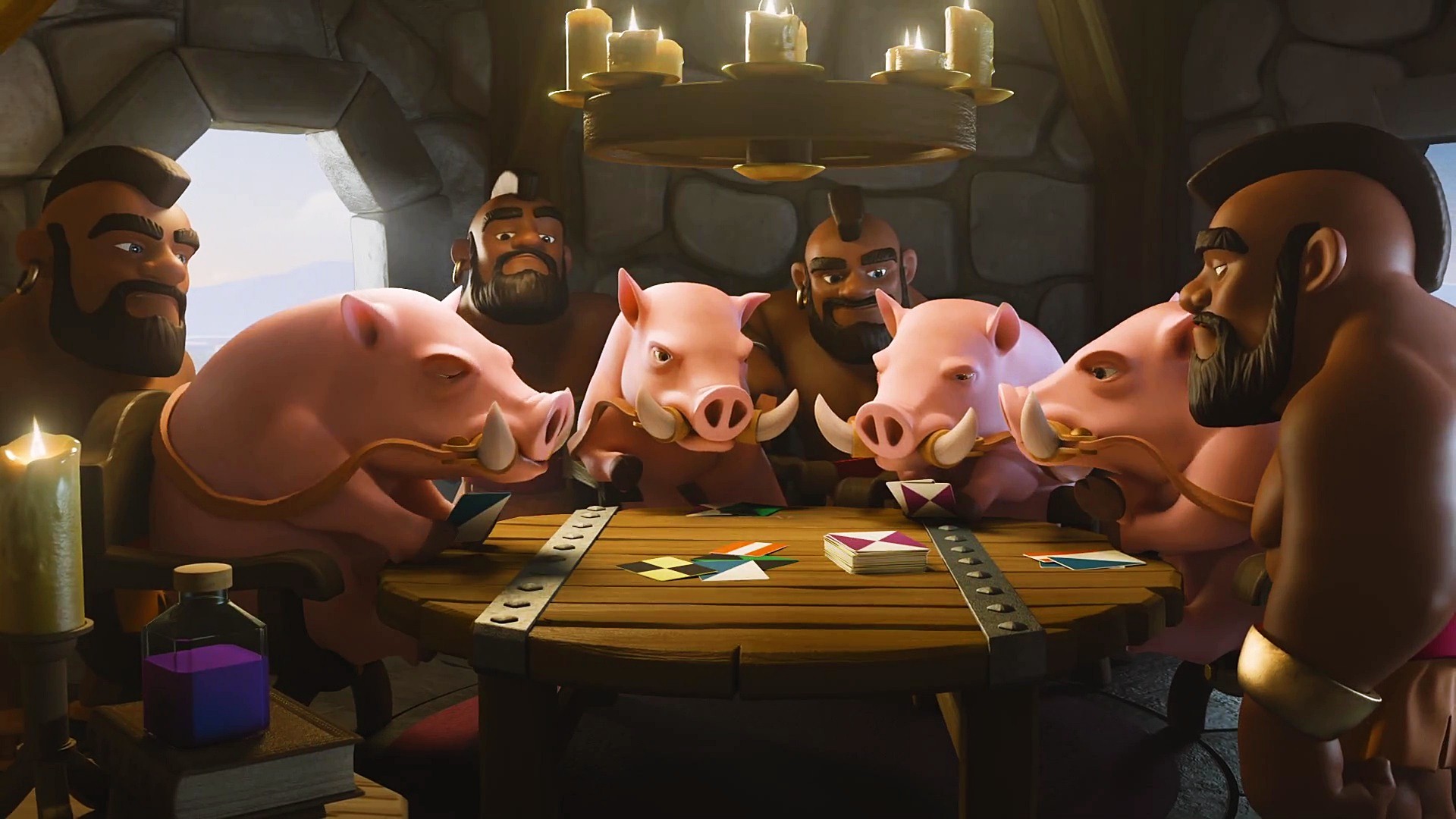 Clash of Clans Ride of The Hog Riders 2016 Wallpaper.