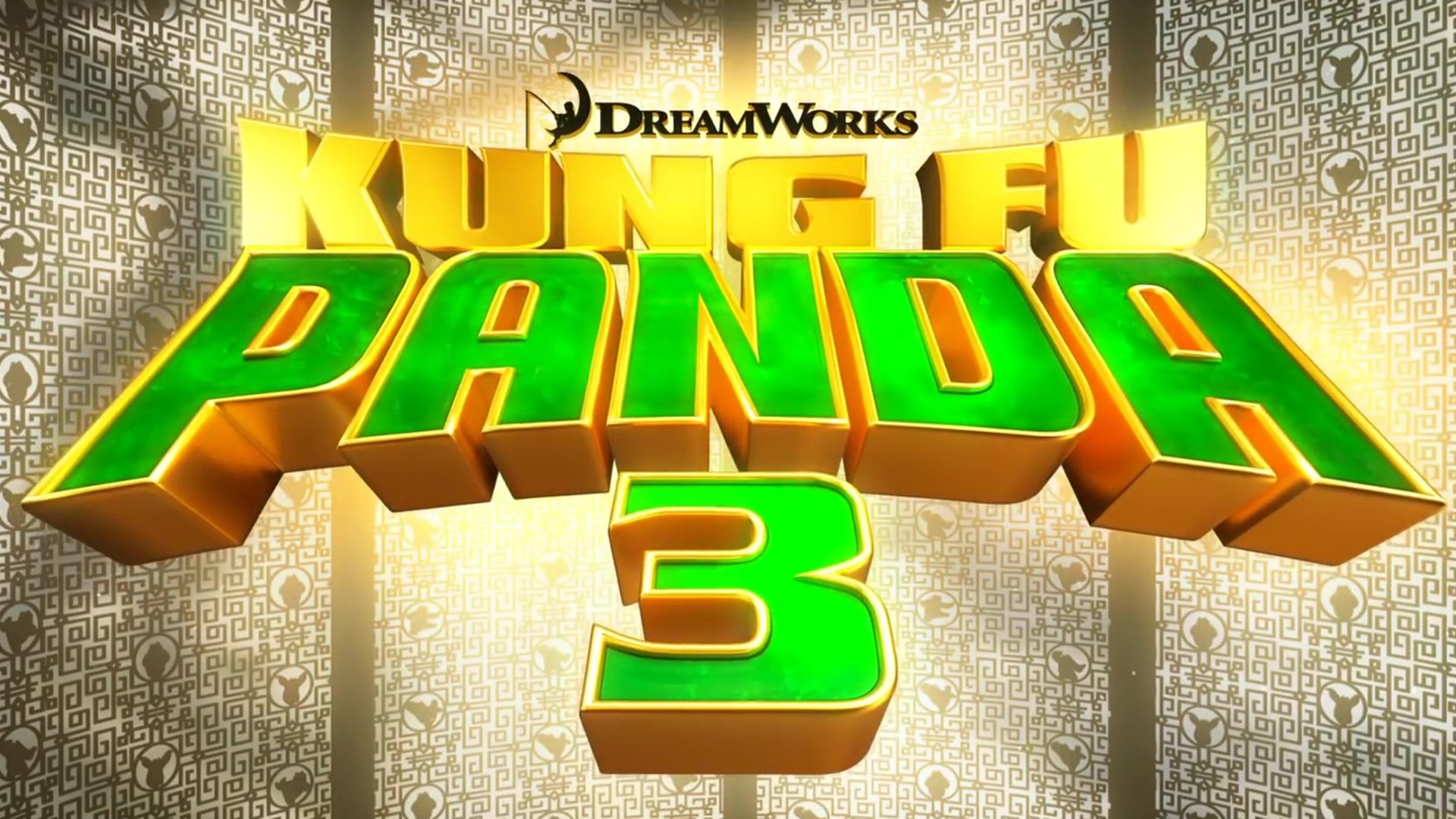 Kung Fu Panda 3 Logo Wallpaper 