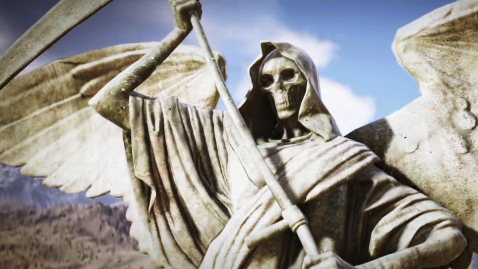 Tom Clancys Ghost Recon Wildlands Skull Angel Statue Wallpaper 