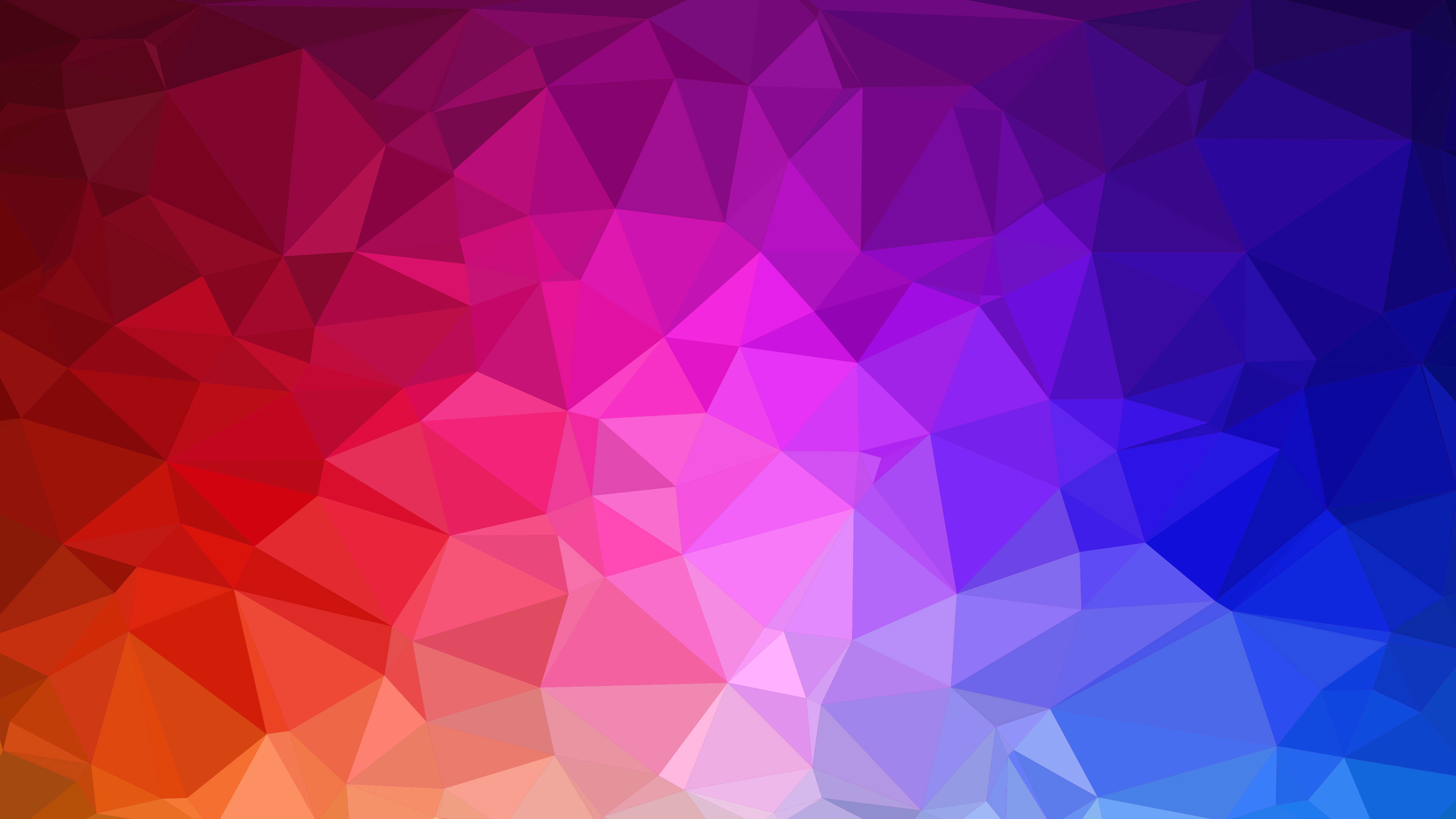 Bright Geometry Colorful Polygon Wallpaper - Baltana