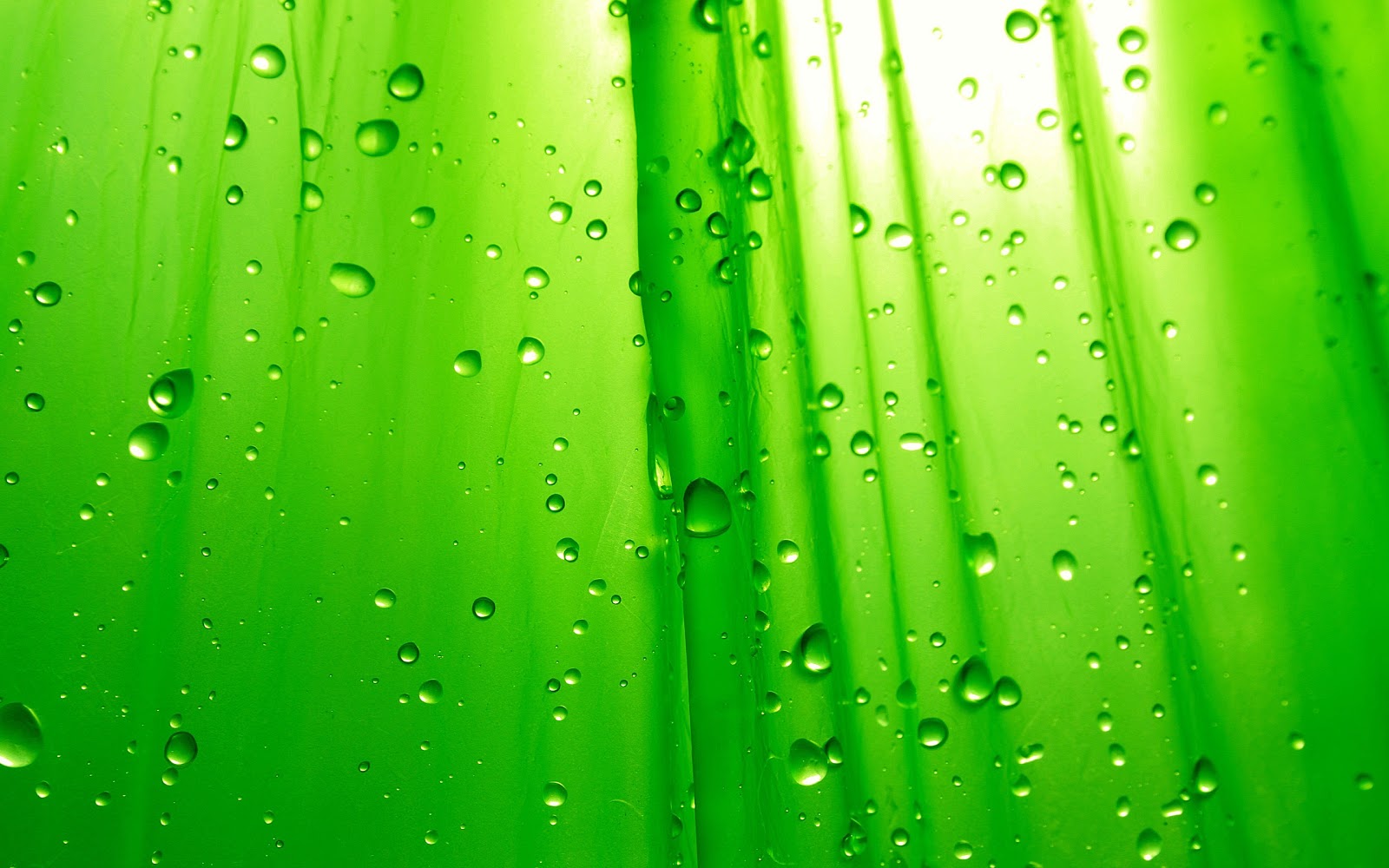 Lime Abstract Water Drops Wallpaper 