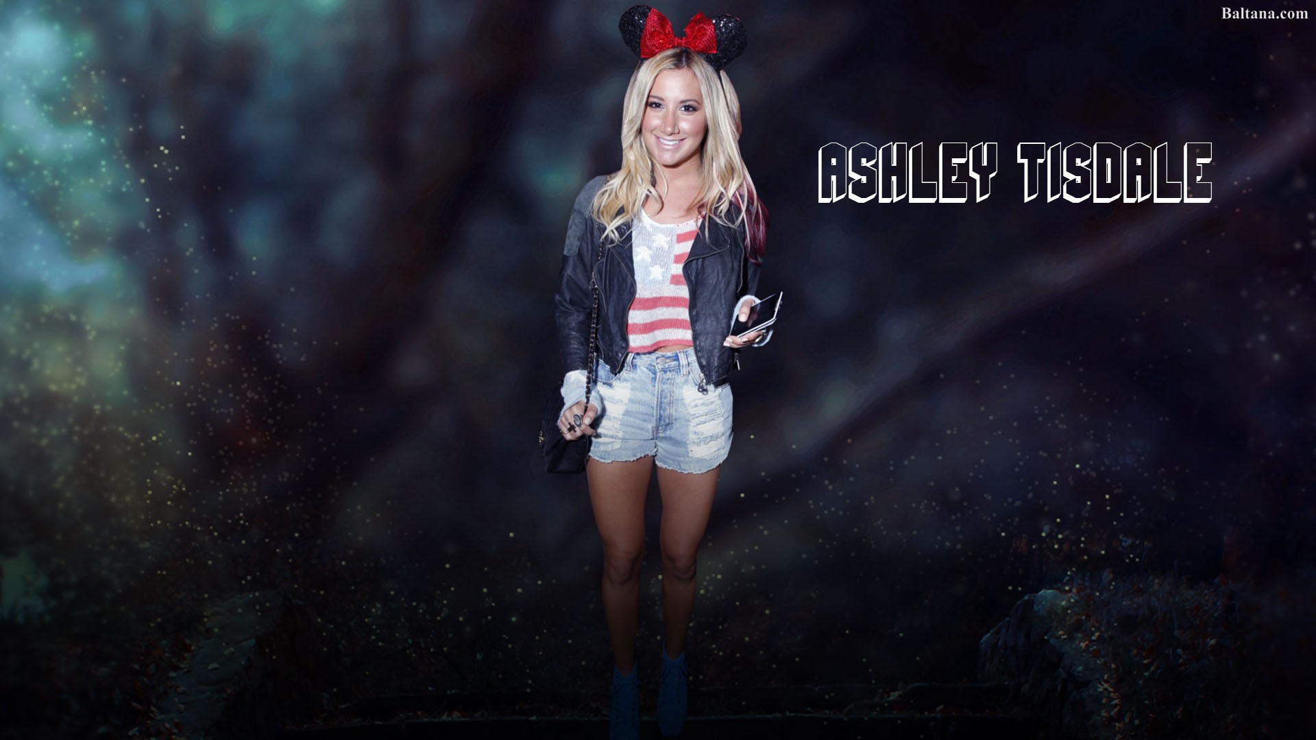 Ashley Tisdale Background Wallpaper 