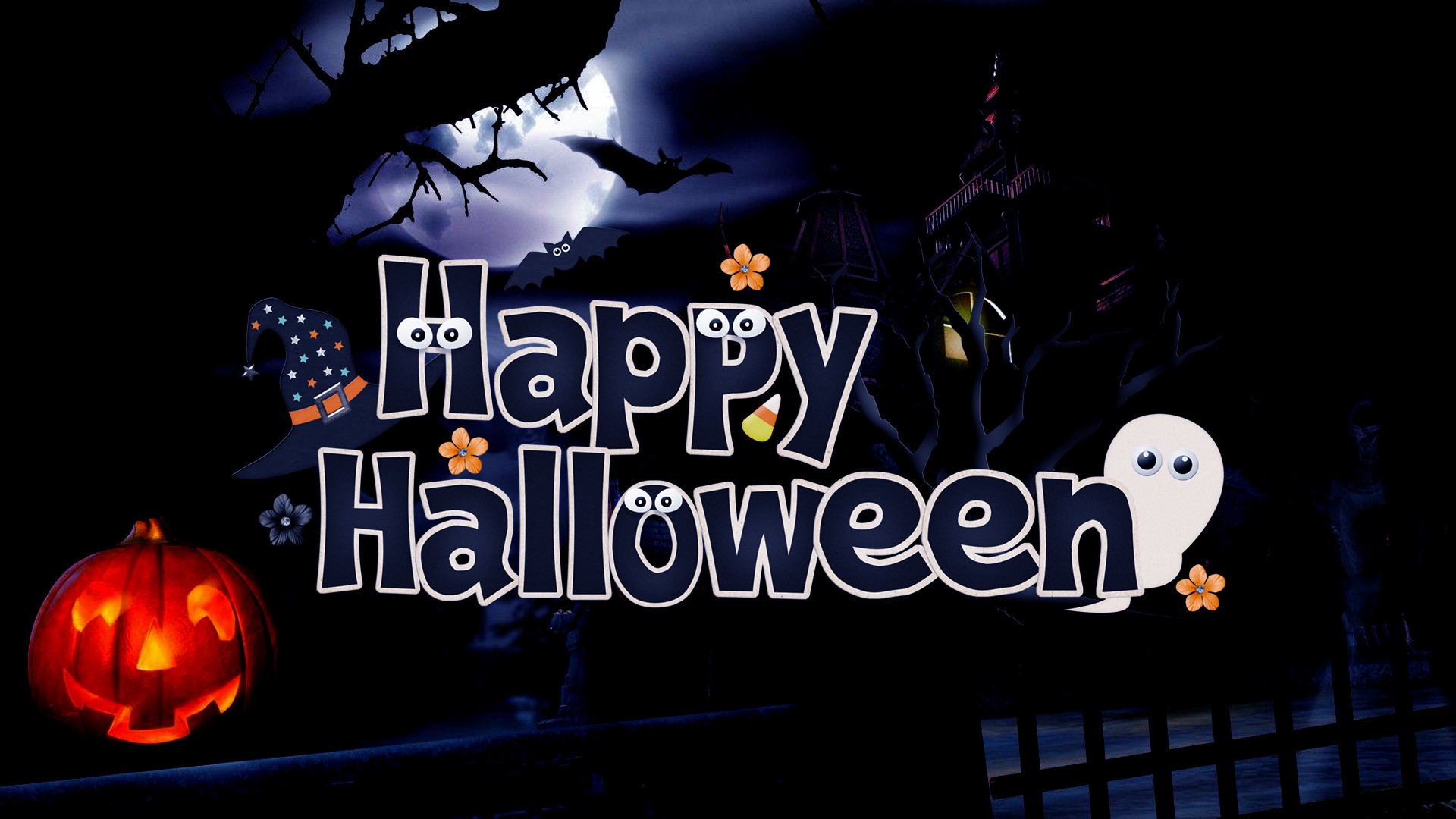 Download free Happy Halloween Wallpaper HD 34830 available in different hig...