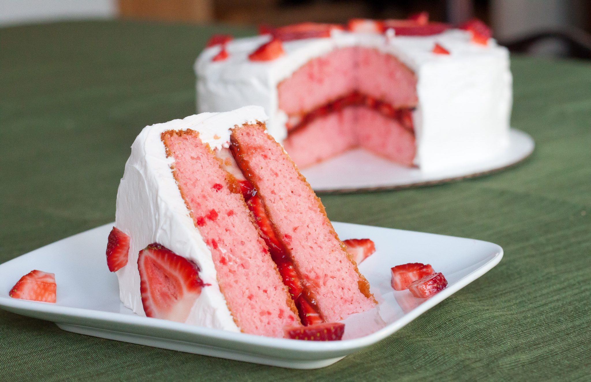 Strawberry Cake Wallpaper HD.