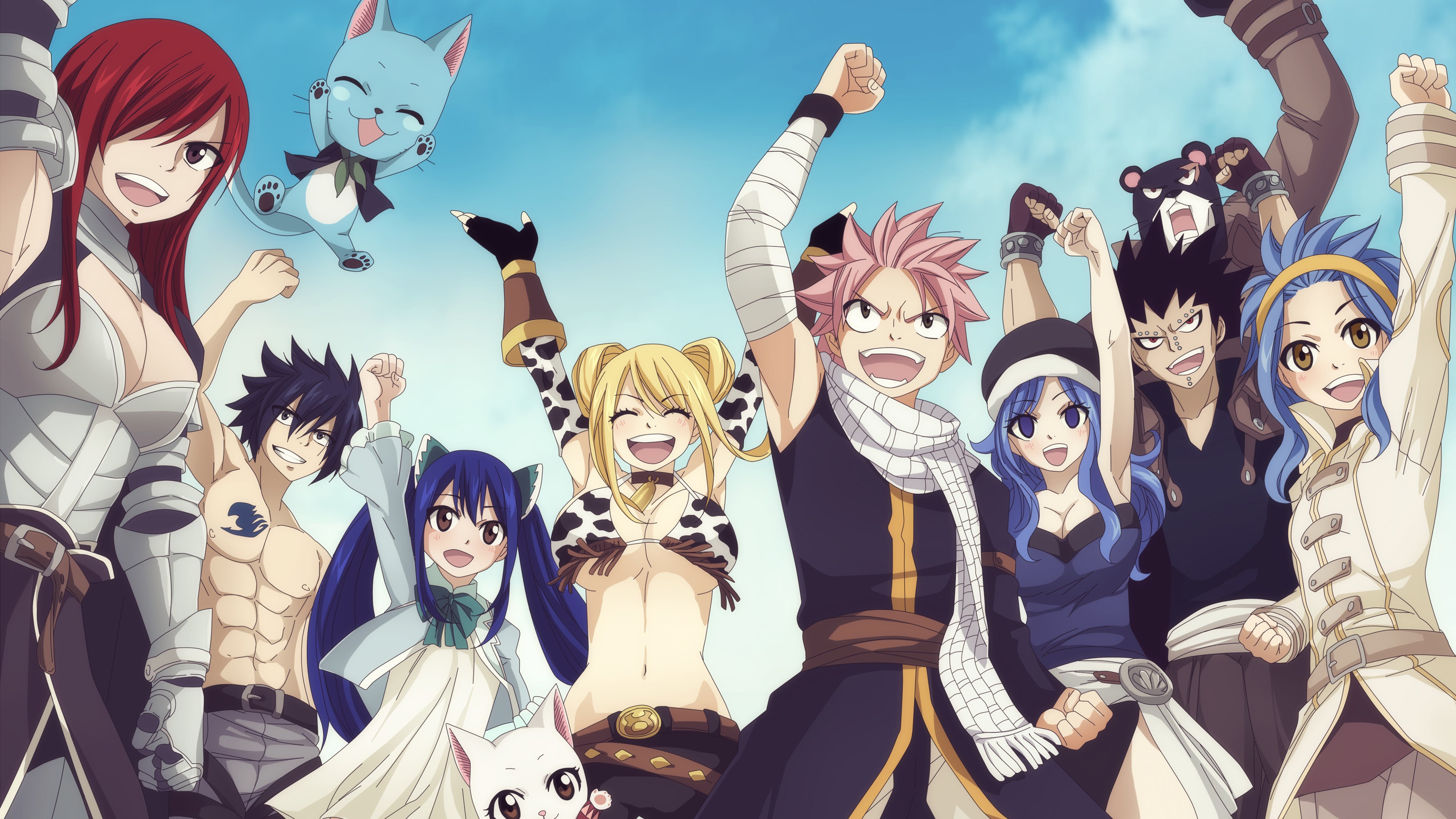 Fairy Tail 36 4K 5K HD Anime Wallpapers, HD Wallpapers