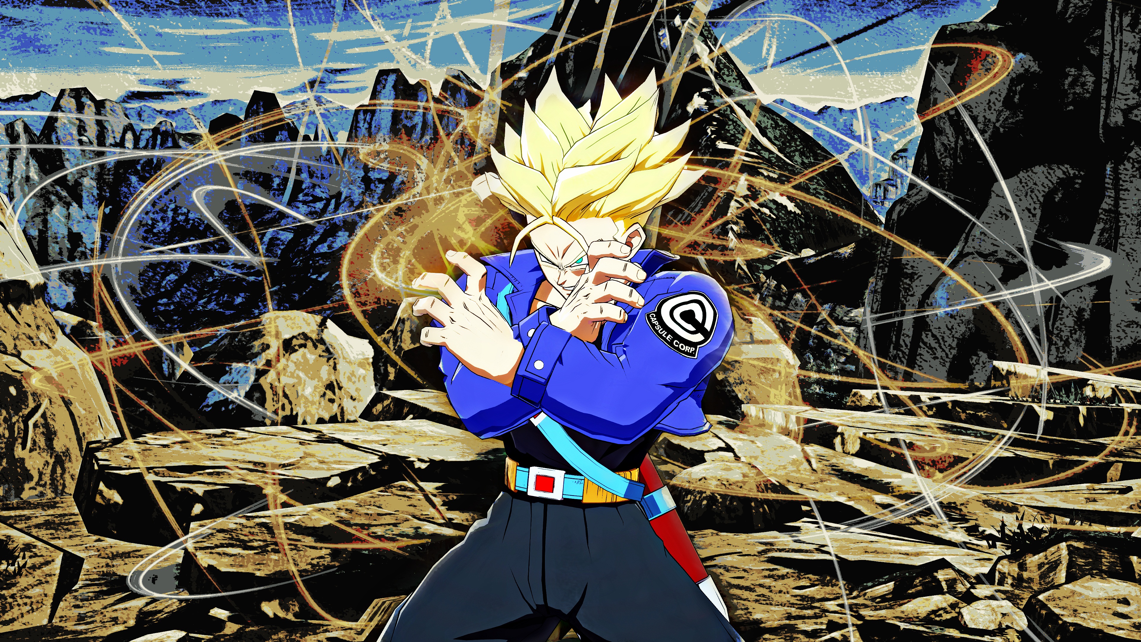4K Future Trunks Background Wallpapers.