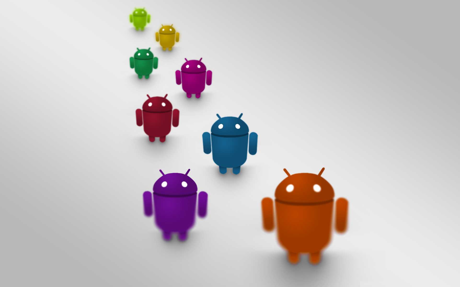 Android Robot Army HD Wallpapers 