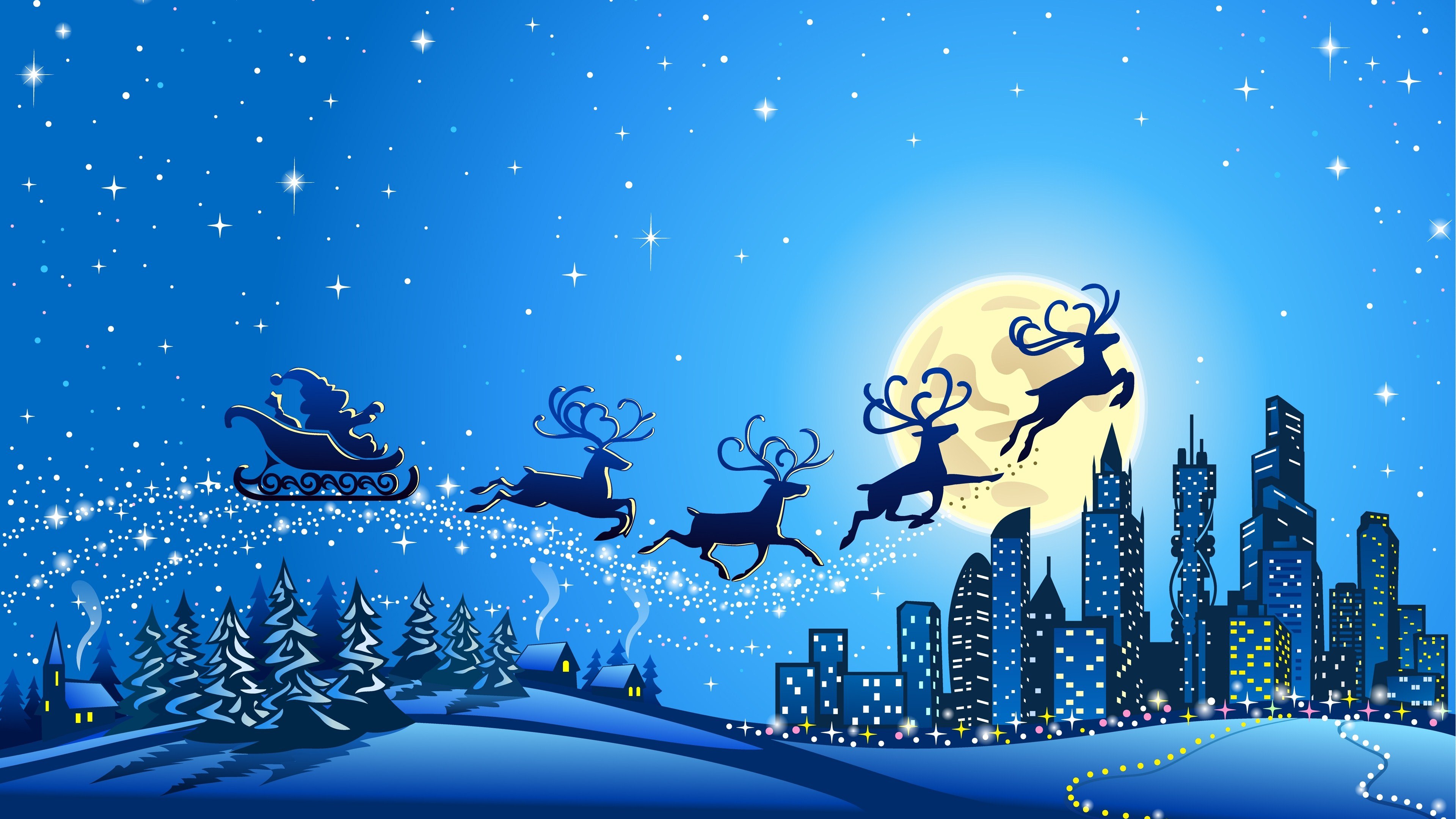 4K Reindeer Best HD Wallpaper 