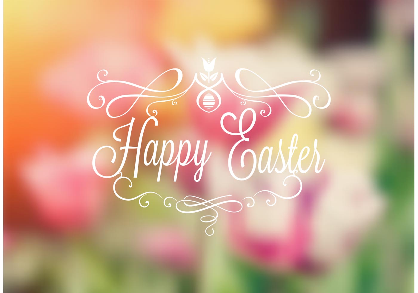 Happy Easter Desktop HD Wallpaper 