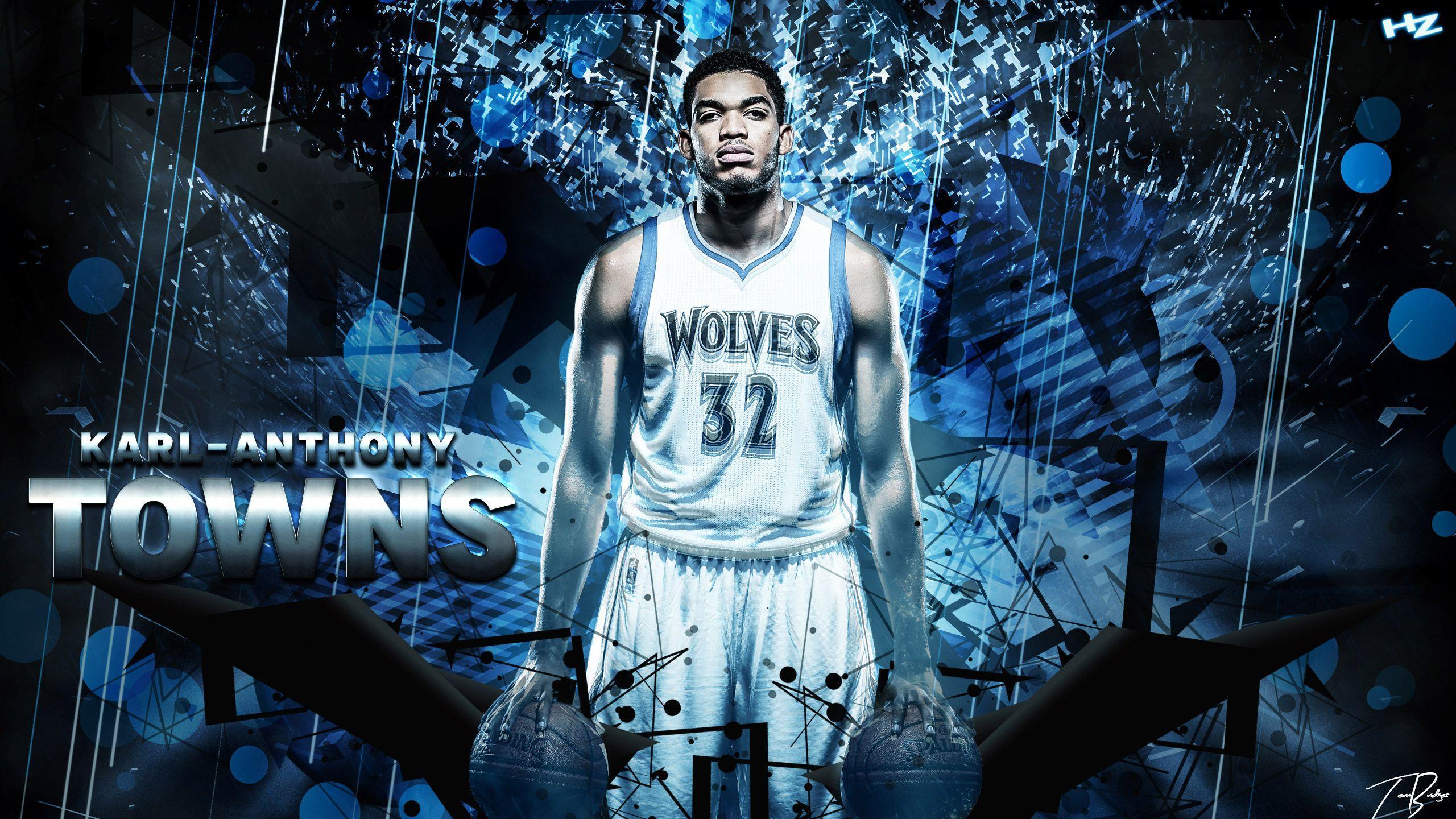 Karl-Anthony Towns Wallpaper 2560x1440 