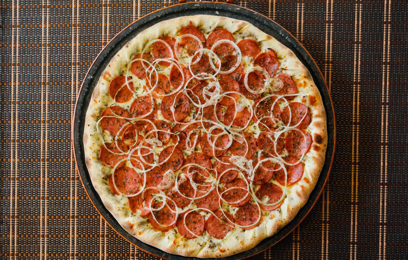 Pepperoni Pizza Wallpaper 