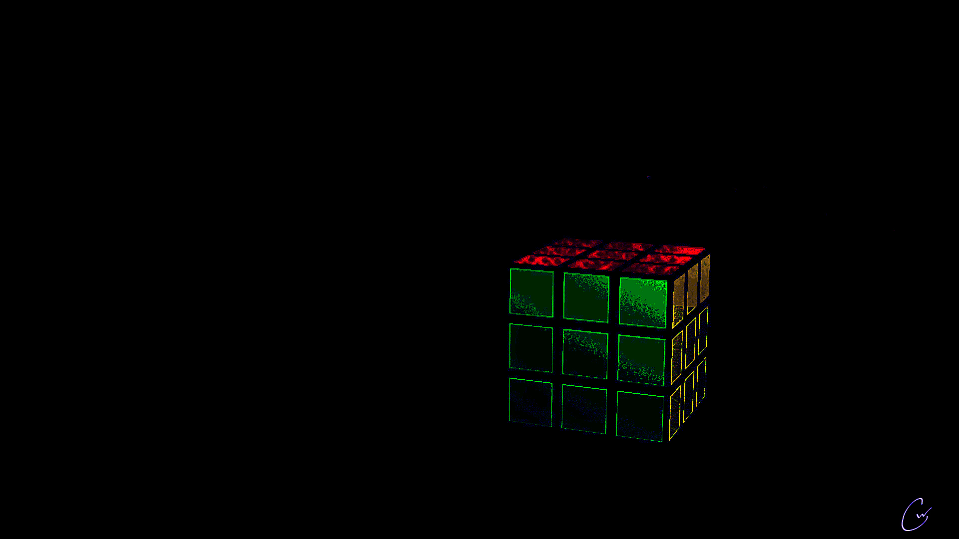 Rubiks Cube Splash Qu Wallpaper  1080x1920