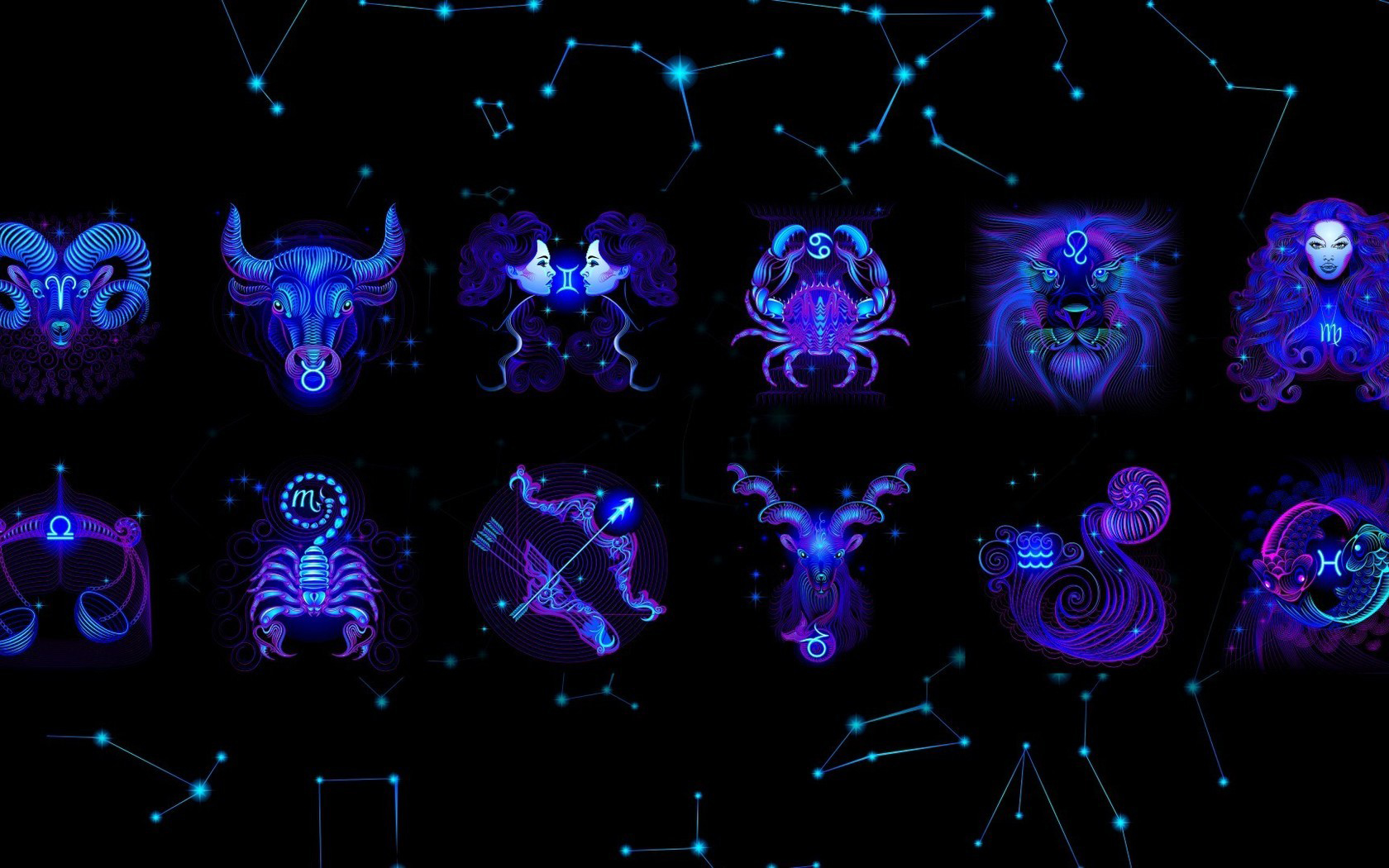 Zodiac Sign Background Wallpapers 