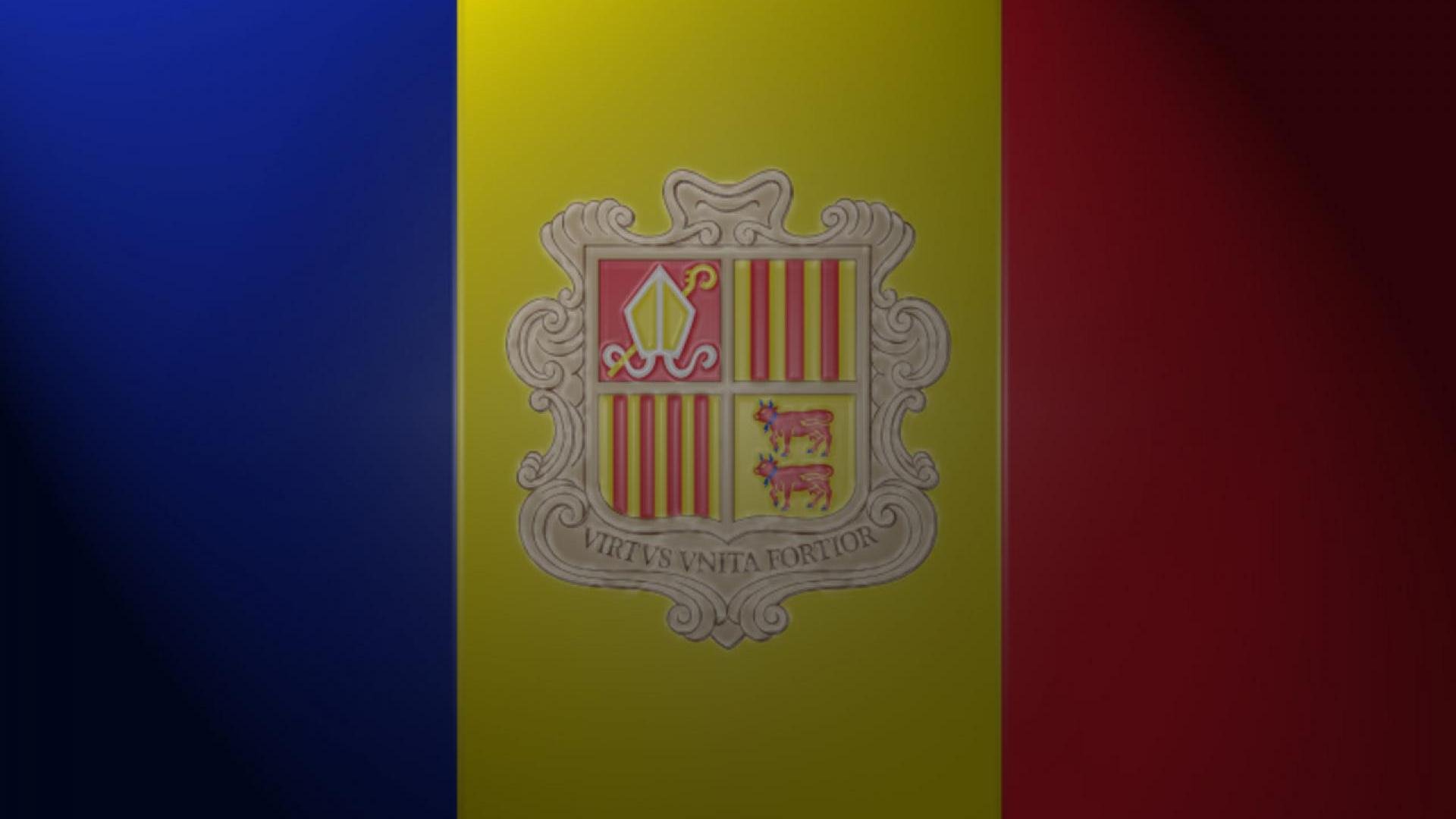 Andorra Flag HD Wallpapers 