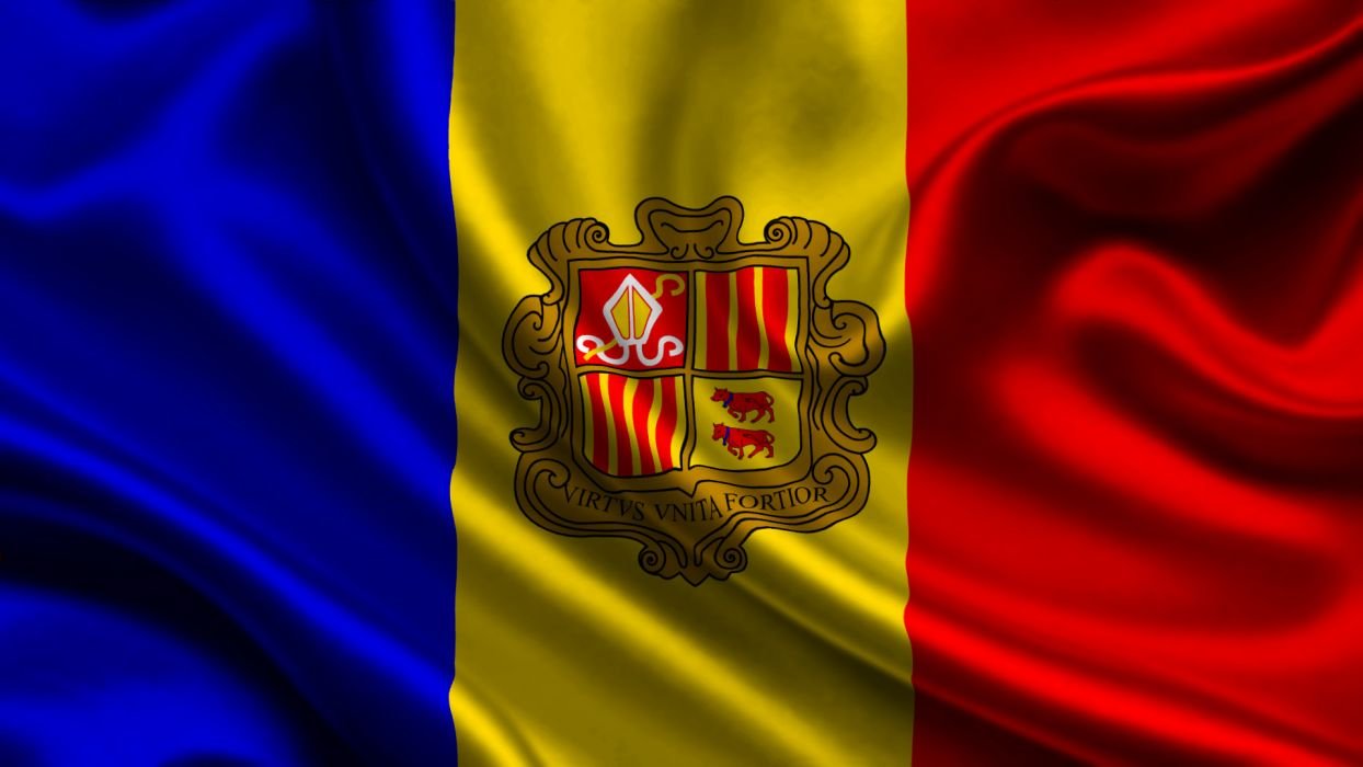 Andorra Flag Wallpaper 