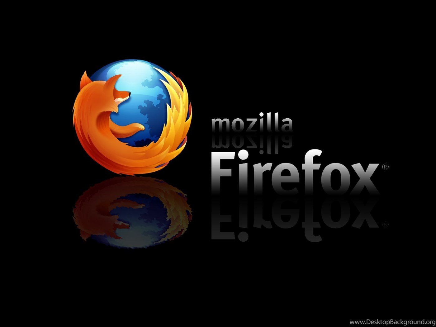 Dark Firefox HD Desktop Wallpaper 