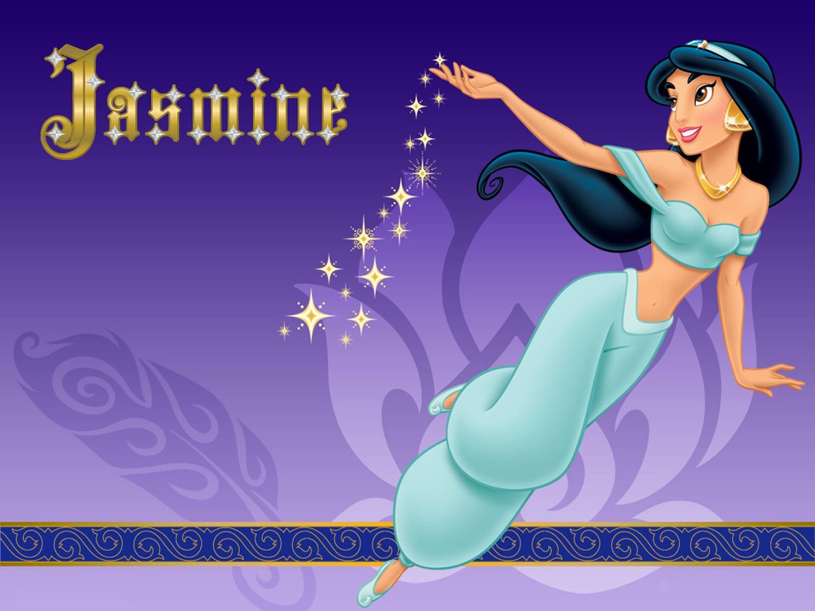 Disney Princess Jasmine Background Wallpaper 