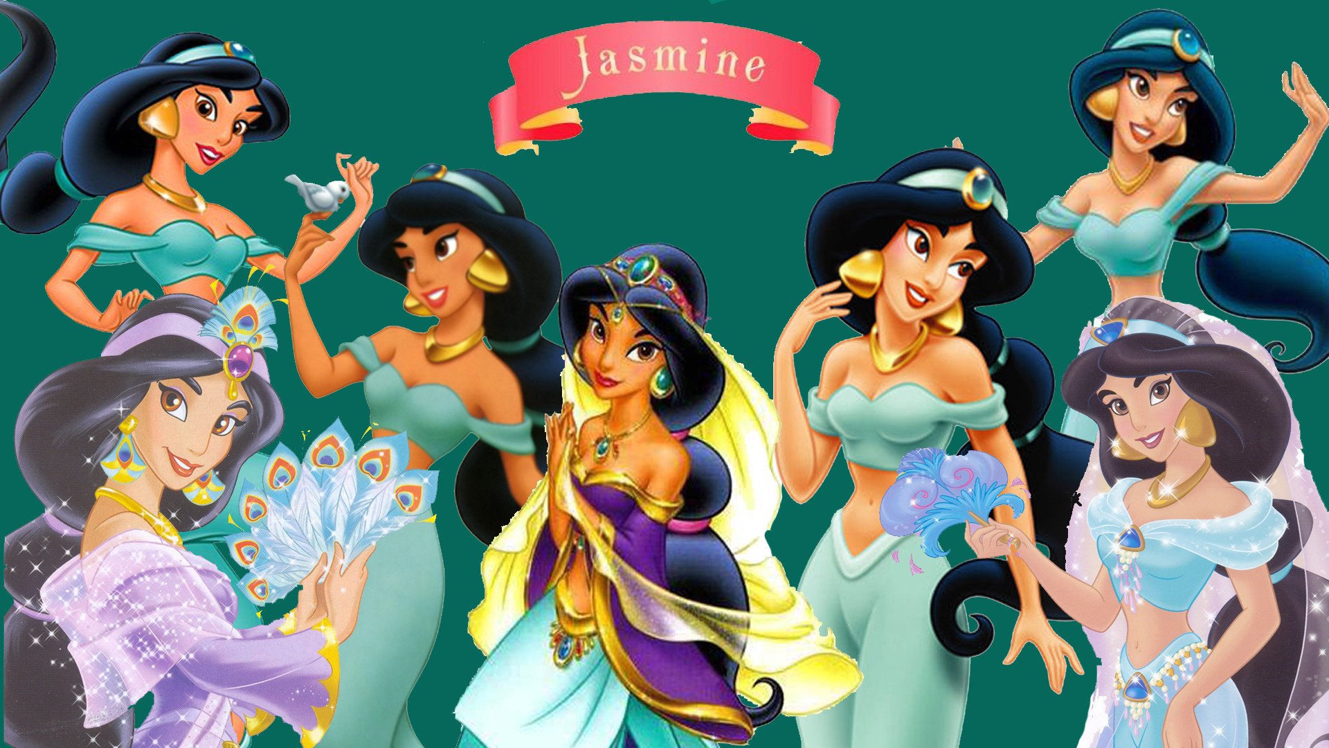 Disney Princess Jasmine HD Desktop Wallpaper 