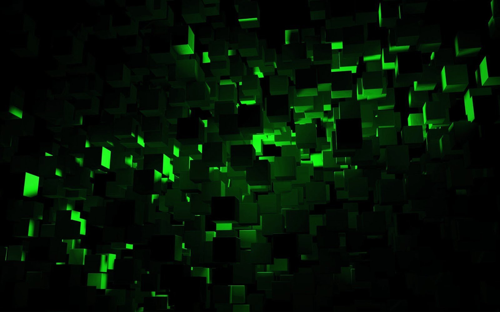 Green Shards HD Background Wallpaper 