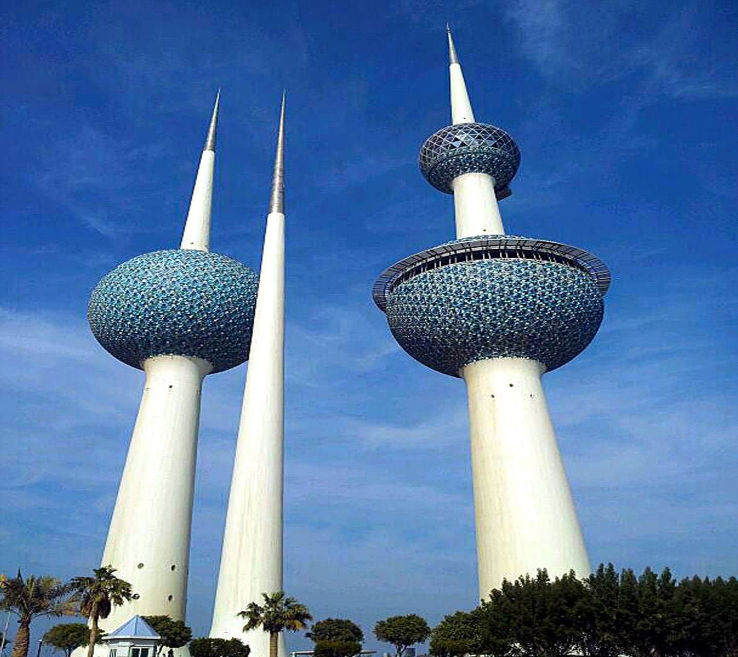 Kuwait Tower Background Wallpaper 