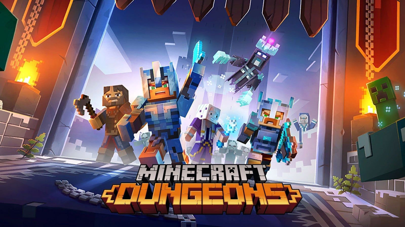 Minecraft Dungeons HD Desktop Wallpaper 