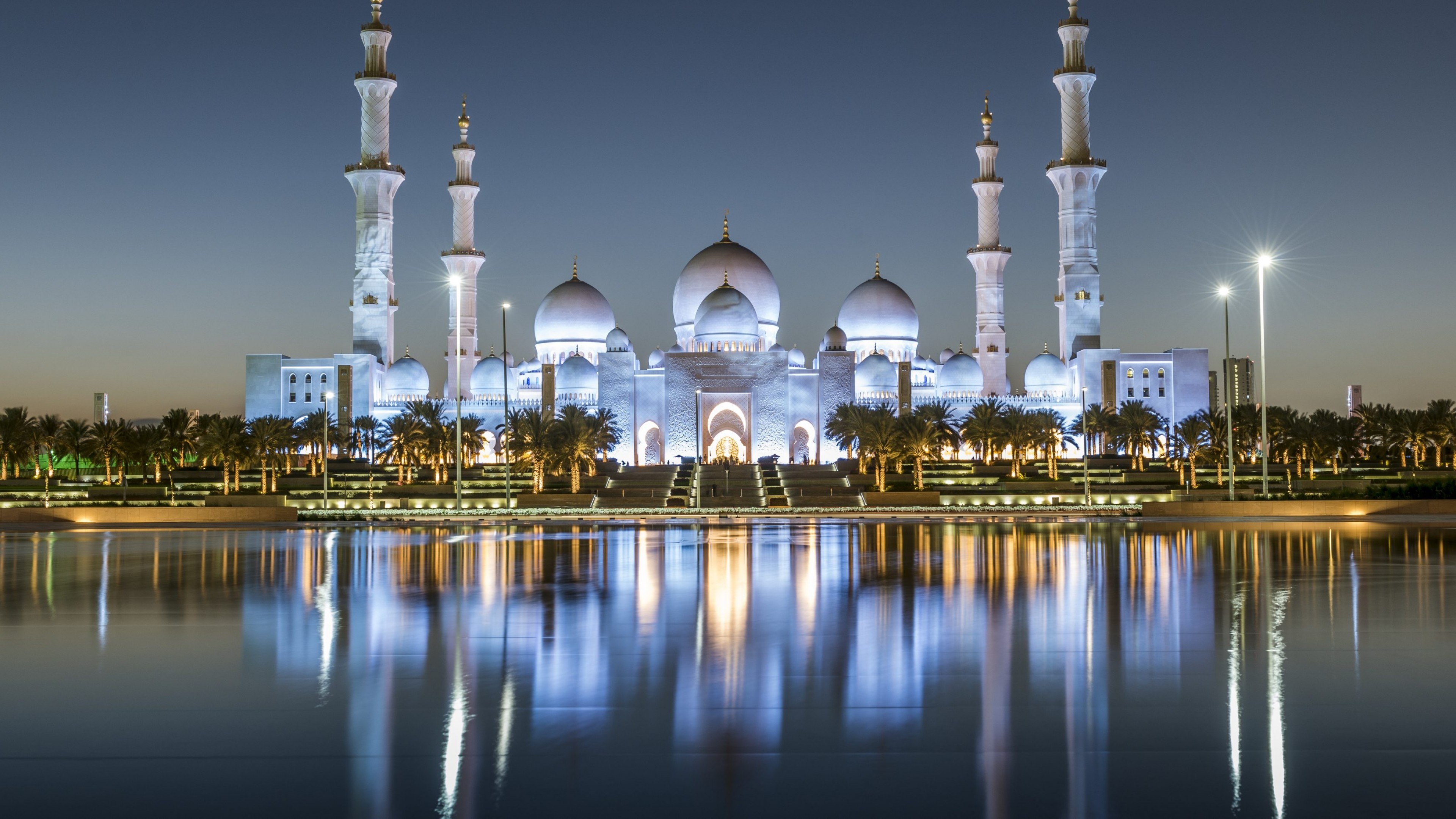 Abu Dhabi Skyline HD Desktop Wallpaper 