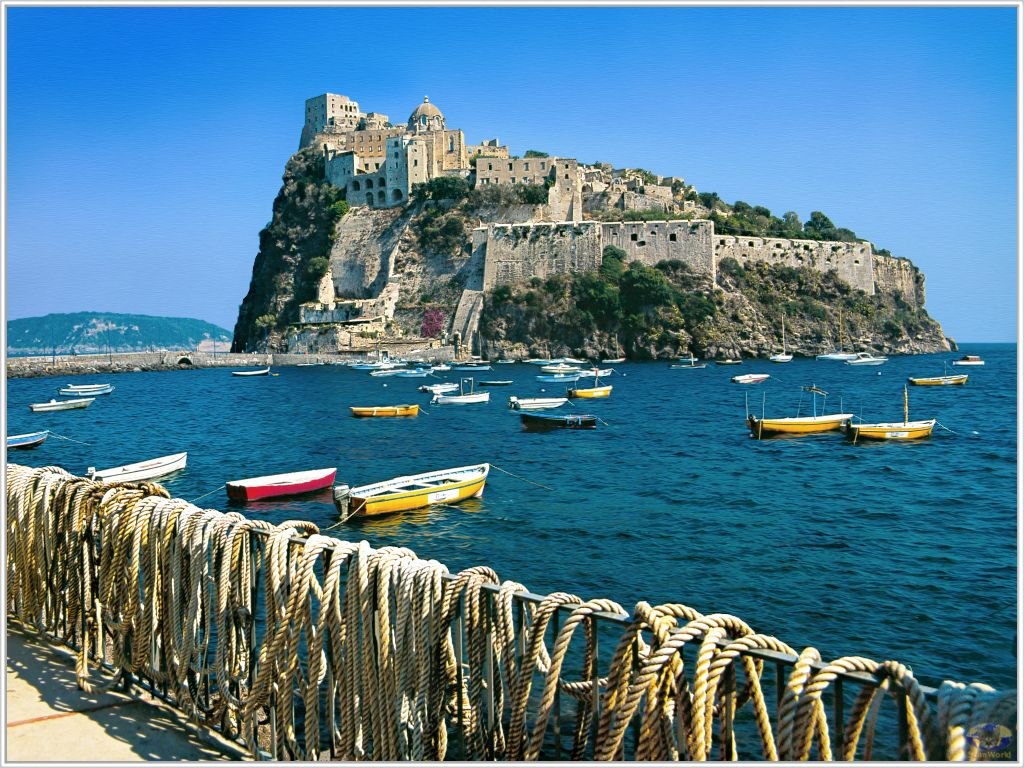 Aragonese Castle Island High Definition Wallpaper 