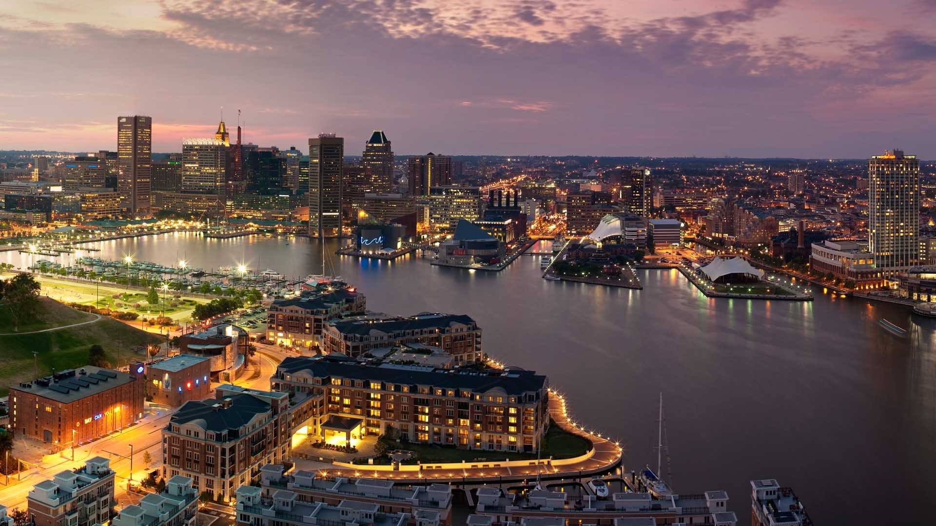 Baltimore Skyline Best Wallpaper.