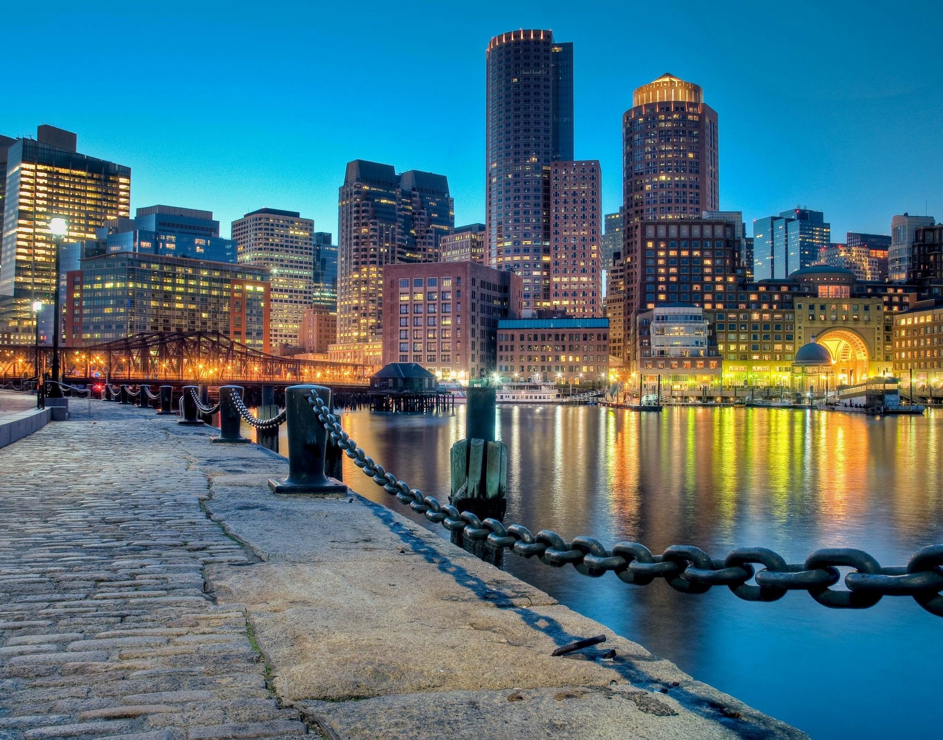 Boston Skyline Desktop Wallpaper 