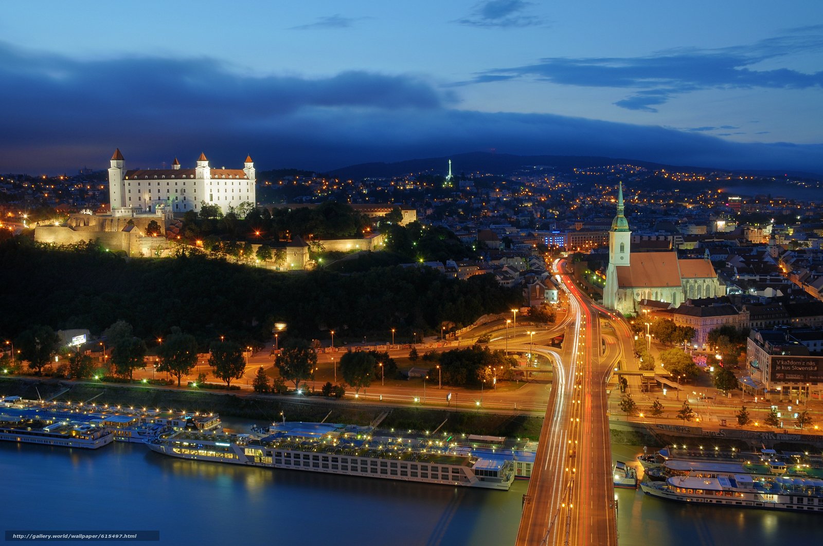 Bratislava Skyline Wallpaper 
