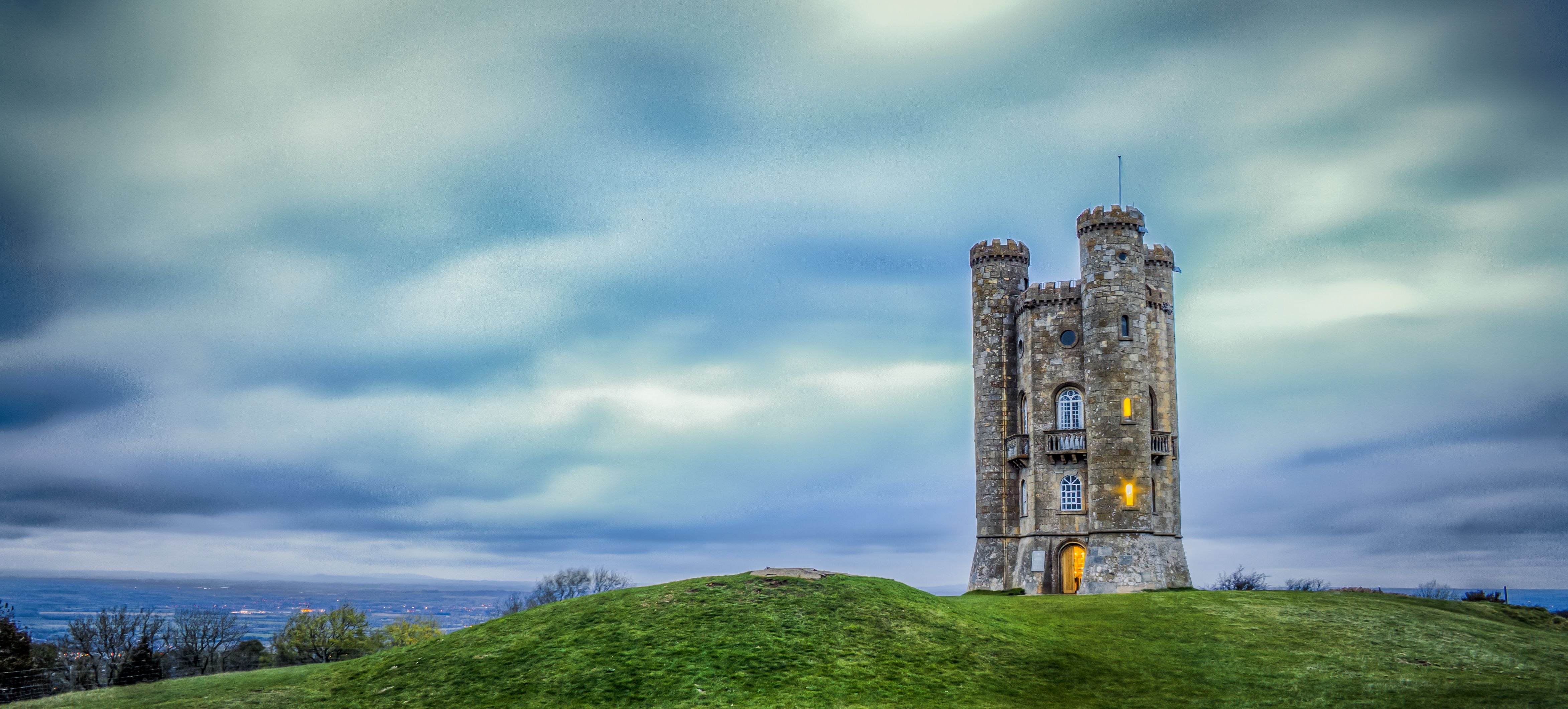 Broadway Tower Worcestershire Background Wallpaper 