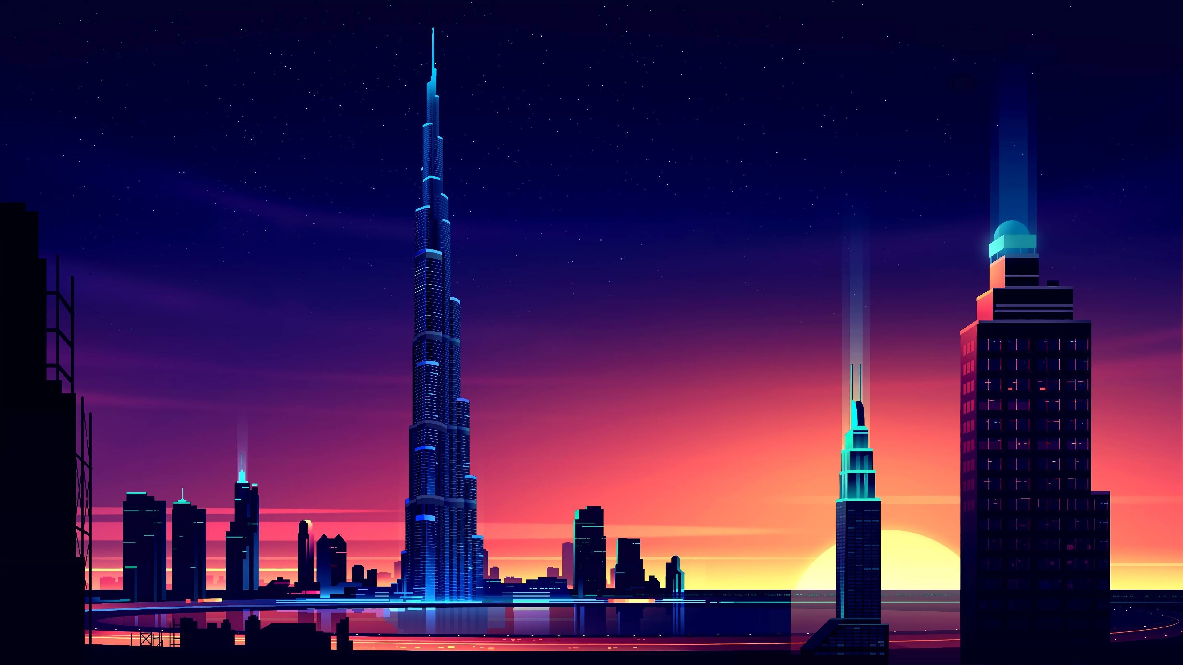 Burj Khalifa Tourism Desktop Wallpaper 