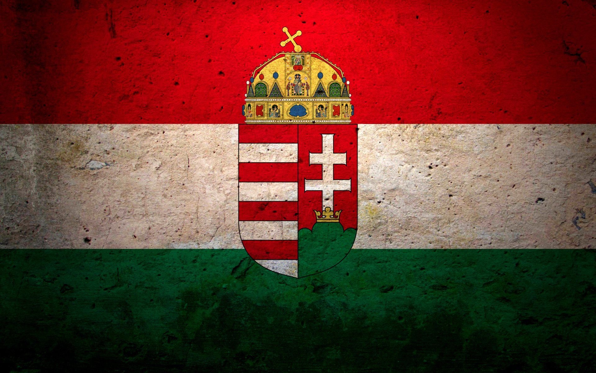 Hungary Flag HD Desktop Wallpaper 