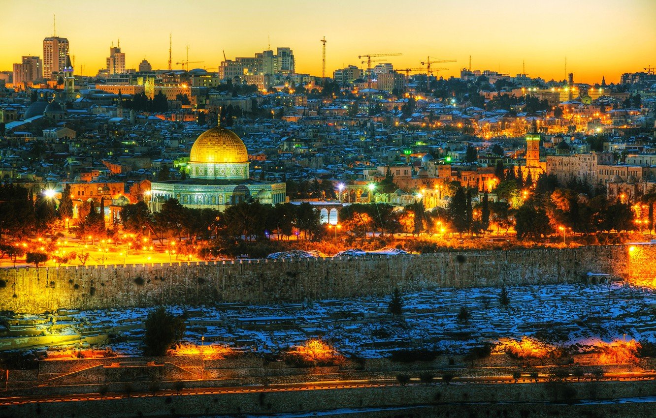 Jerusalem Old City HD Desktop Wallpaper 