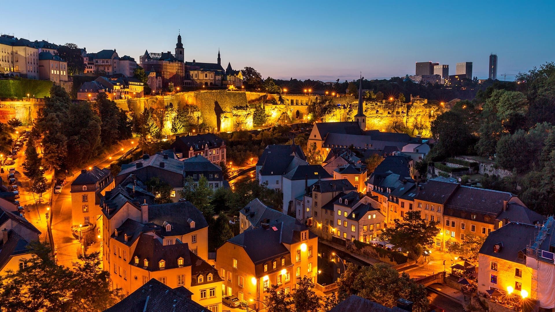 Luxembourg City Desktop Wallpaper 