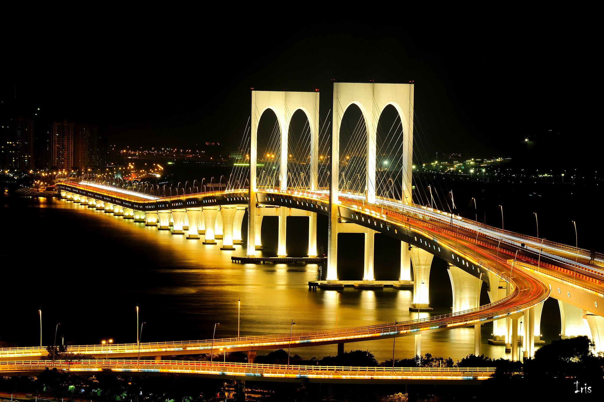Macau Bridge Desktop Wallpaper 