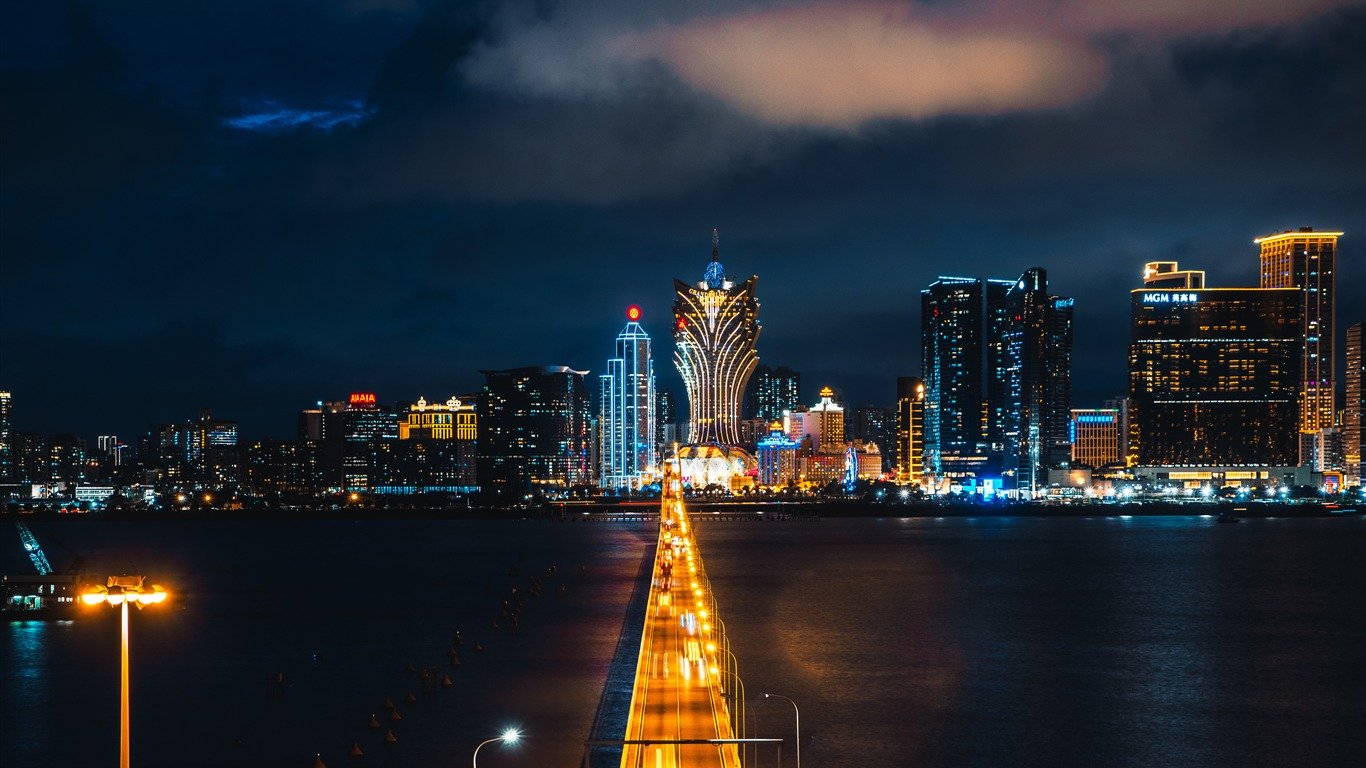 Macau Skyline HD Desktop Wallpaper 