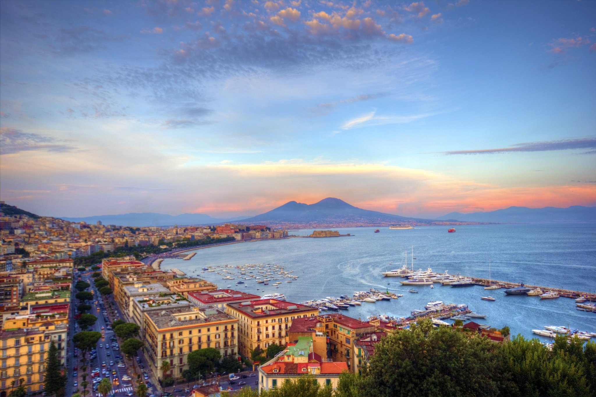 Naples Background Wallpaper 