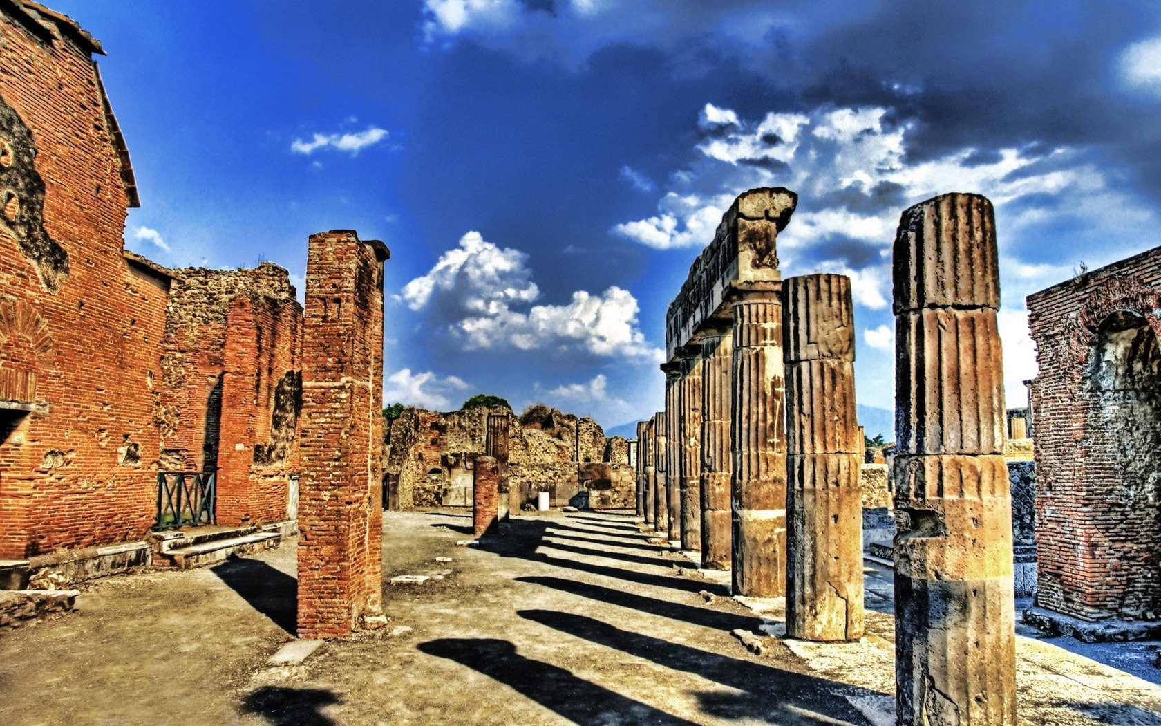 Pompeii Background Wallpaper 