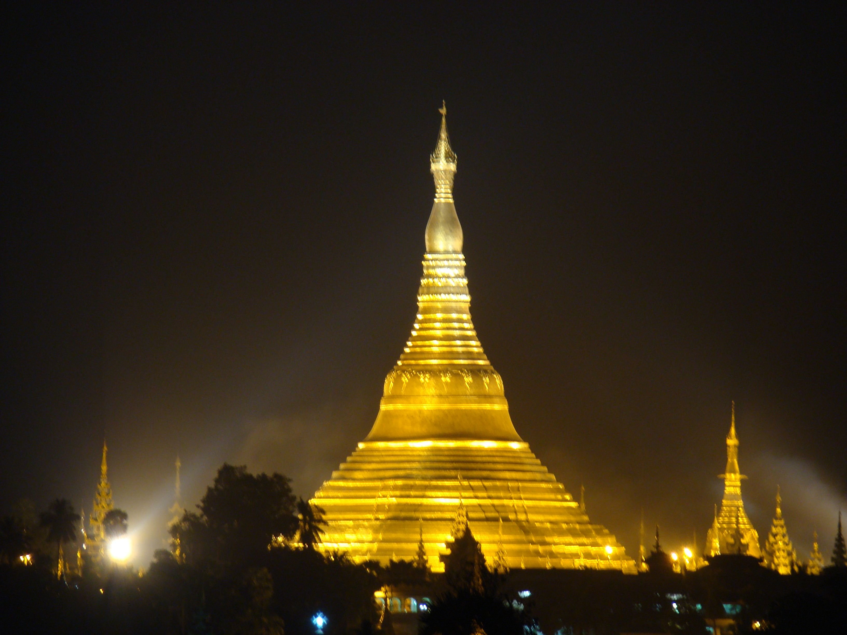 Shwedagon Pagoda HD Background Wallpaper 