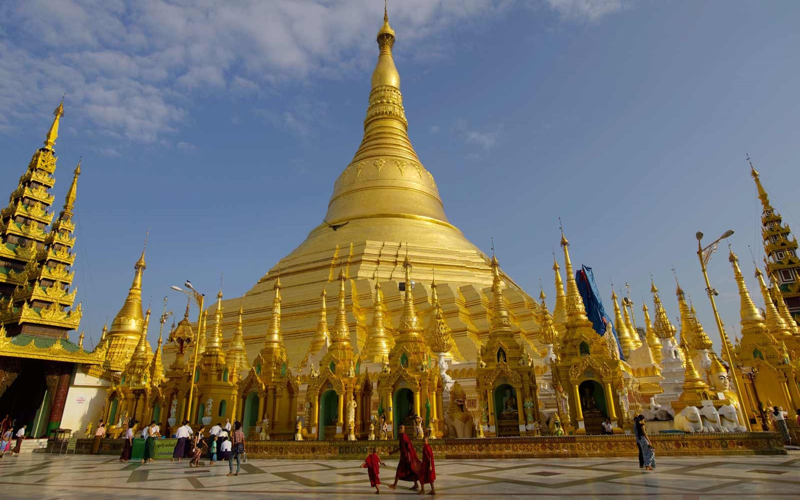 Shwedagon Pagoda Myanmar Background HD Wallpapers 