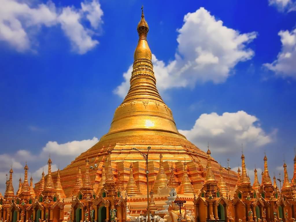 Shwedagon Pagoda Myanmar HD Desktop Wallpaper 