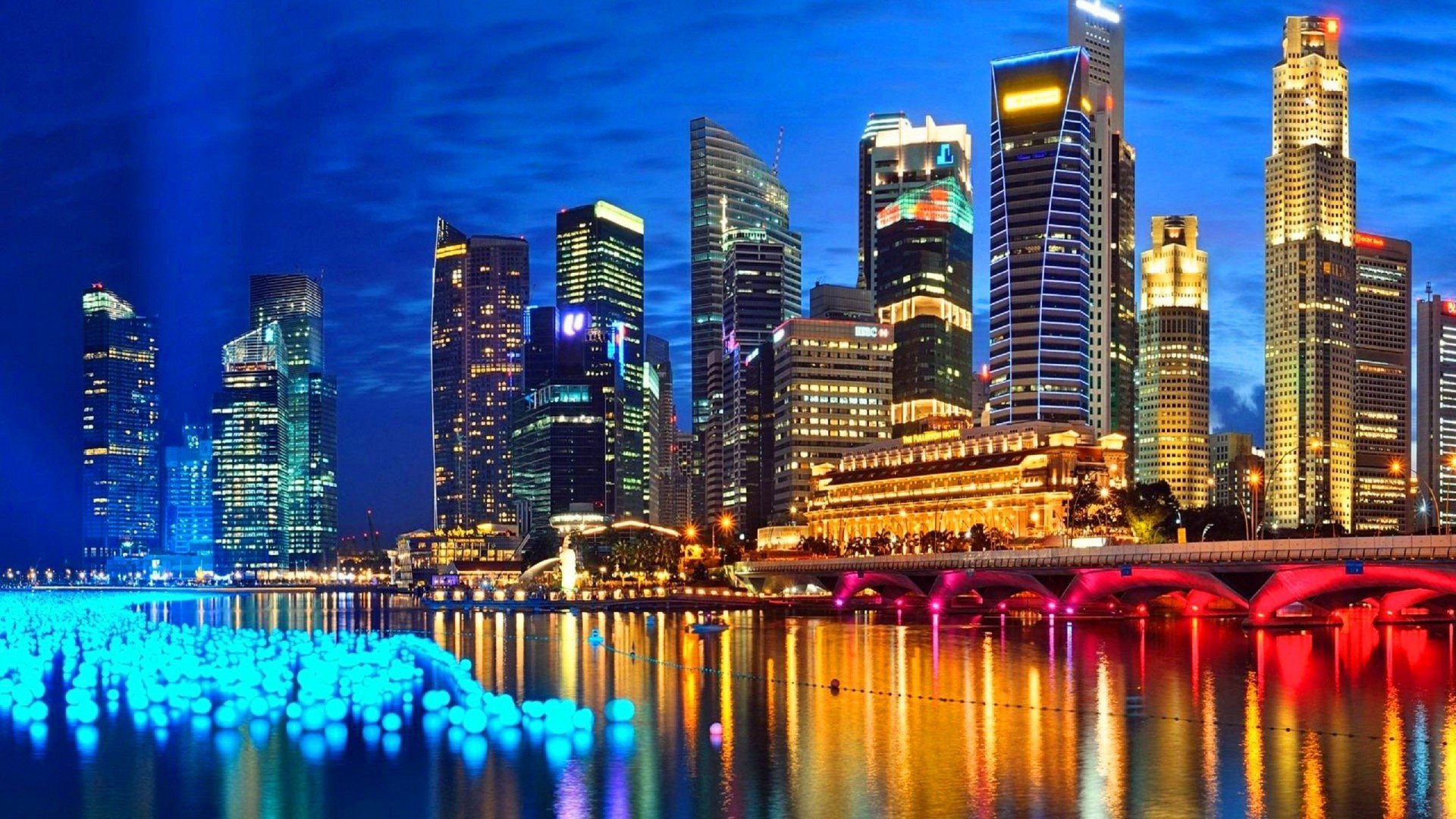 Singapore Skyline Best Wallpaper 
