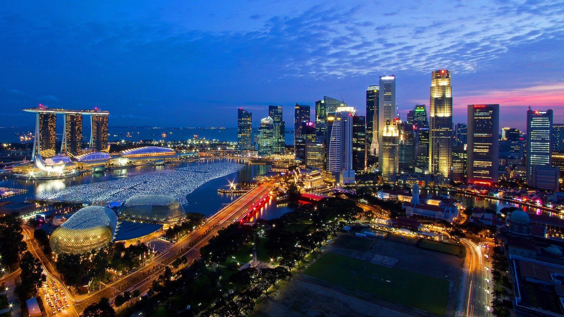 Singapore Skyline Wallpaper 